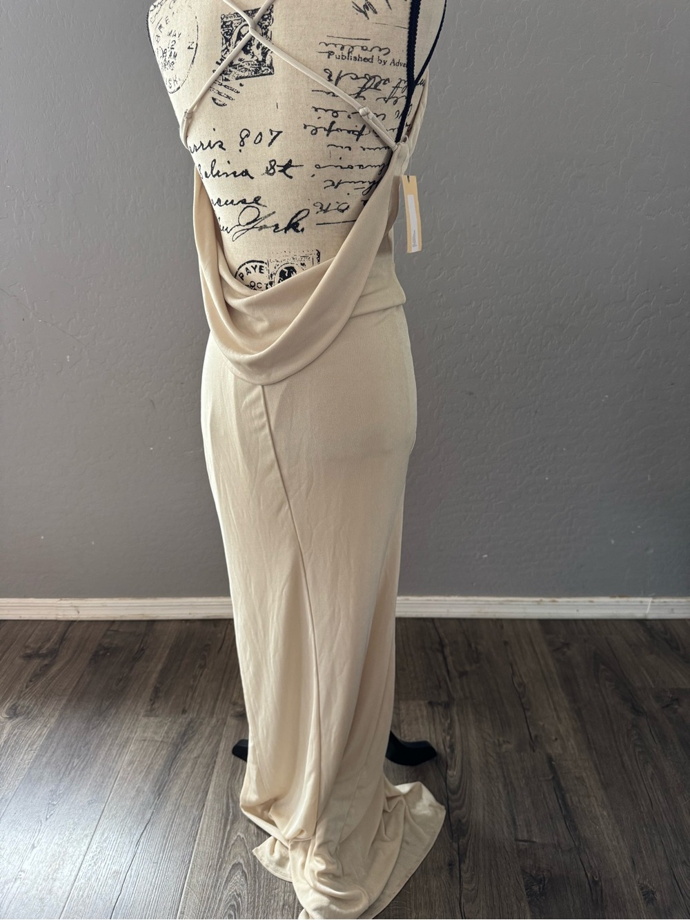 Katie May So Juicy Champagne NWT Maxi Gown | Small - Picture 8 of 16